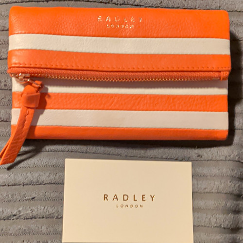 Radley leather orange - &, white