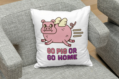 Pig home cushion - pig,