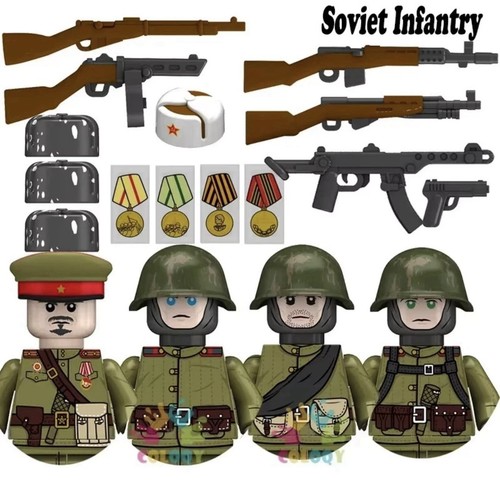 Custom lego soviet infantry - soviet,