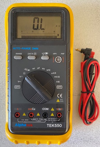Alpha tek multimeter tek550 - alpha,