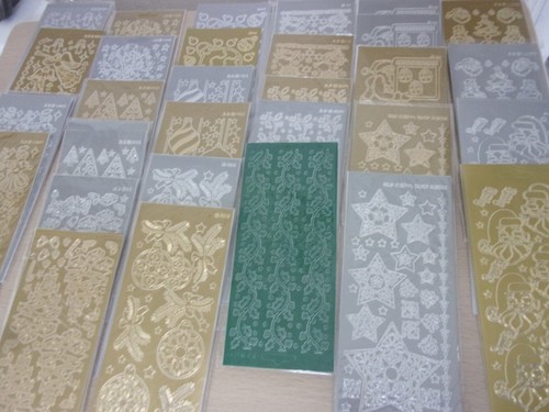 Christmas peel off outline - christmas,