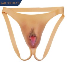 Silicone Fake Vagina Pants Cosplay Panties For Crossdresser Transgensers