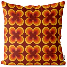 Vintage Circle Wallpaper Pattern 70s Cushion Cover 60s Vintage Wallpaper Geometric Re