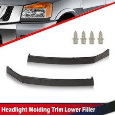 2PC Headlight Molding Trim