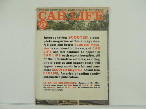 Vintage 1960 car life - car, magazine