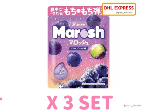 Kanro marosh marshmallow grape - marosh,