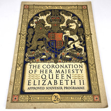 The Coronation Of Her Majesty Queen Elizabeth II Souvenir Programme King George
