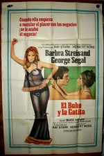 BARBRA STREISAND GEORGE SEGAL !! orig1SH movie poster 1970 OWL AND THE PUSSYCAT