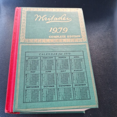 1979 whitakers almanack - whitakers, by