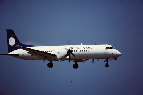 British airways saab 2000 - british, airways,