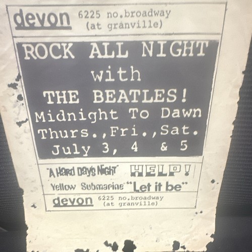 Vtg concert flyer - vtg,