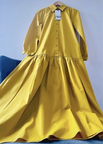 Zara mustard yellow - mustard, 100%