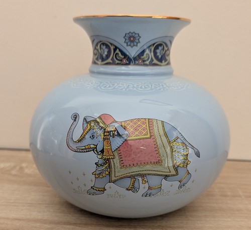Wedgwood blue elephant - elephant, ceramic