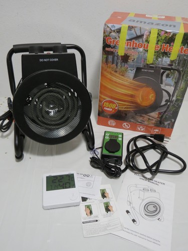 Greenhouse heater with - with, digital
