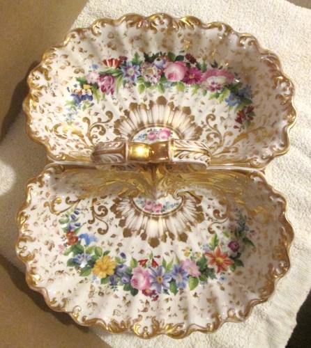 Antique spm divided shell - antique,