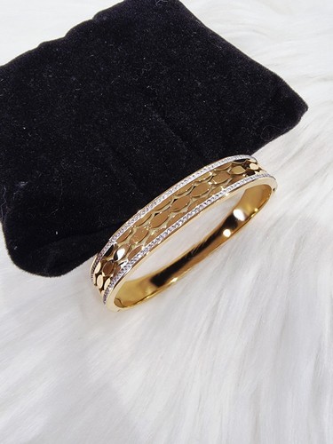 Gold bangle bracelet - bangle,