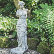 Classic Large Venus di Milo Aphrodite Solid Stone Cast Garden Statue By DGS 70KG
