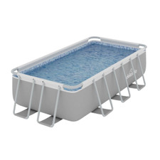 Dellonda DL21 Swimming Pool 13ft Retrangular Steel Frame Ground & Filter Pump A