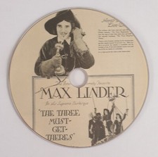 THE THREE MUST-GET-THERES 1922 DVD PUBLIC DOMAIN SILENT FILM MAX LINDER