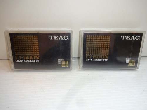 Two new teac data cassette - new,