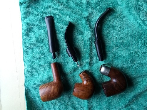 Estate tobacco pipes - estate, x3