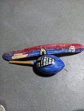 Vintage Handmade Antigua Musicial Instruments Marraca