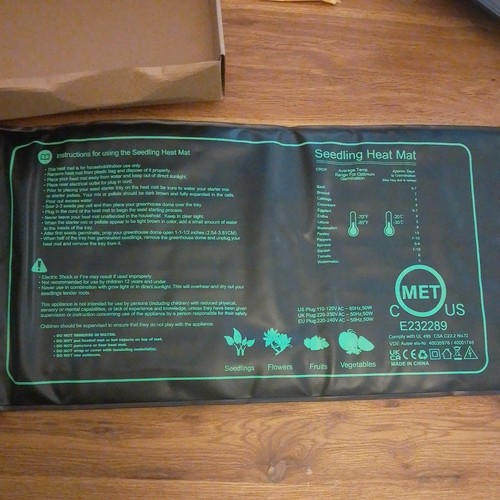Seedling heating mat 21w - seedling,