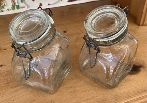 Two vintage collectible glass - vintage,