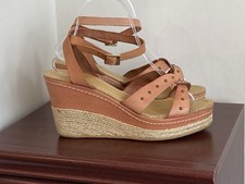 Topshop Espadrille Wedge Platform Studded Sandals