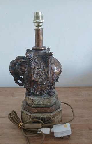 Elephant table lamp 38cm - lamp,