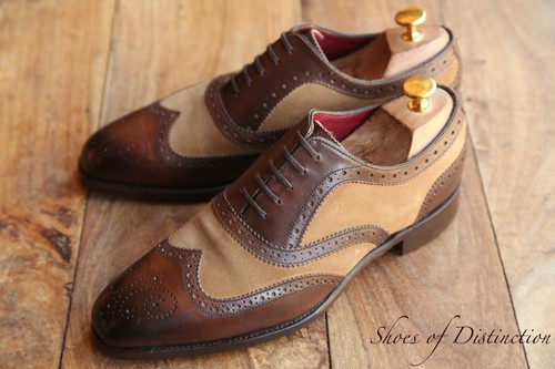 Barker tan brown - leather, suede