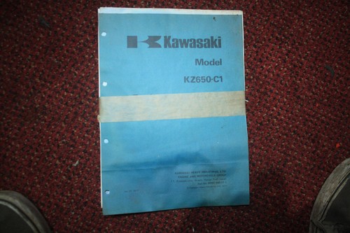 Kawasaki kz650c1 owners manual - kz650c1,