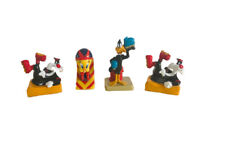 Daffy Duck Tweety Pie Sylvester Figures Pencil Topper 2002 Looney Tunes Retro