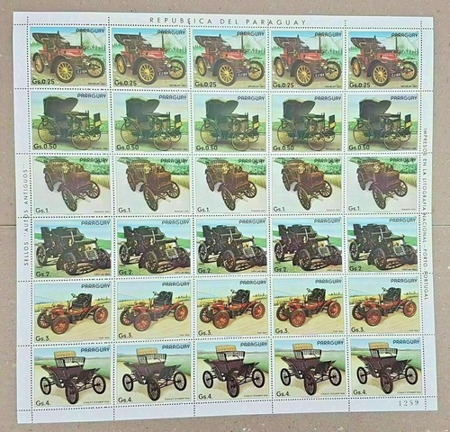 Paraguay car stamp - 30, e5