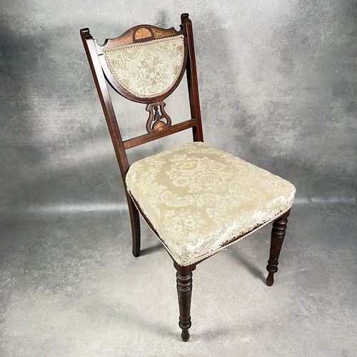 Bedroom chair edwardian inlaid - chair,