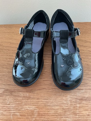 Girls clark black patent - girls,