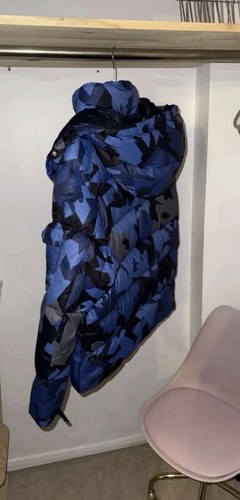 Blue moncler mosa graphic - blue,