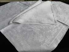 Bundle of Silk Linen Damask