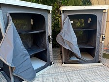 Camping 4 shelf cupboard storage Gelert stow-away x 2