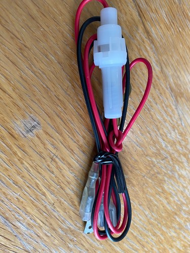 Vintage car radio power lead - car, radio,