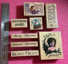 Wooden Rubber Stamp Bundle