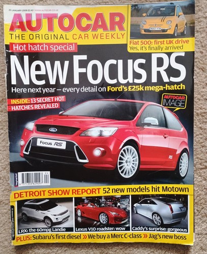 Autocar magazine january - autocar,