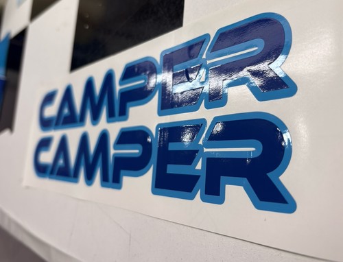 Camper decals twin set - camper,
