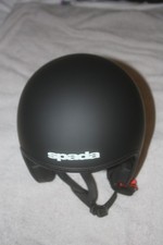 Spada matt black open face helmet