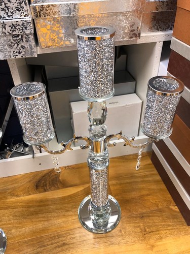 40cm tall crushed diamond set - 40cm,