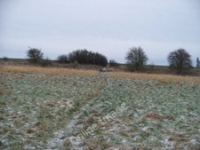 Photo 6x4 Towards the old railway Kingham The path runs across some rough c2009