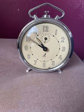 Vintage Jaz French Alarm Clock By Jaz Funic Sold From 1960-1968 It Works!