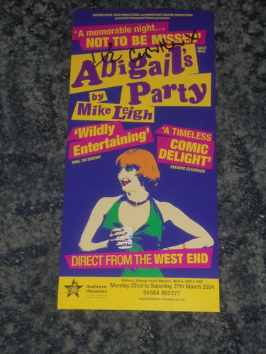 Abigails party theatre flyer - -,