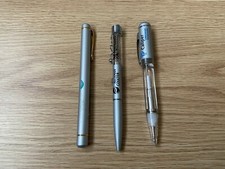 Ink biro ballpoint ILLUMINATE PEN light novelty battery glow laser pointer flash