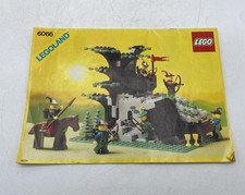 Instruction Manual Only Lego 6066 Forestman Robin Hood Camouflaged Outpost 1987